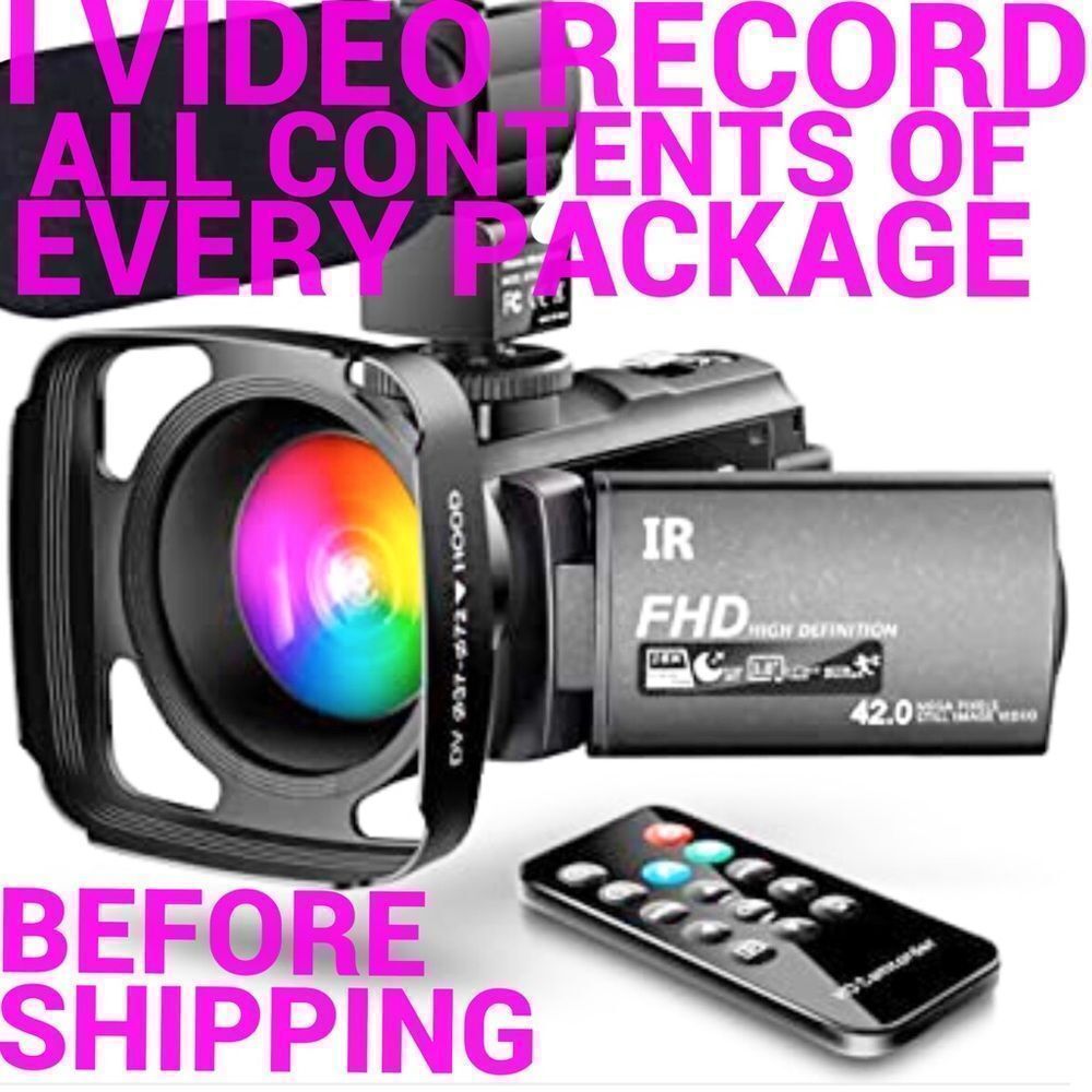 I VIDEO RECORD ALL CONTENTS OF UR PKGE BEFORE SHIP